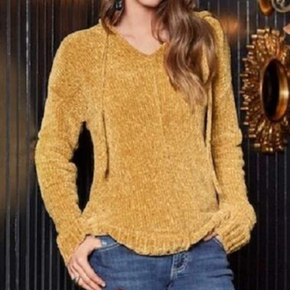 Chenille hoodie